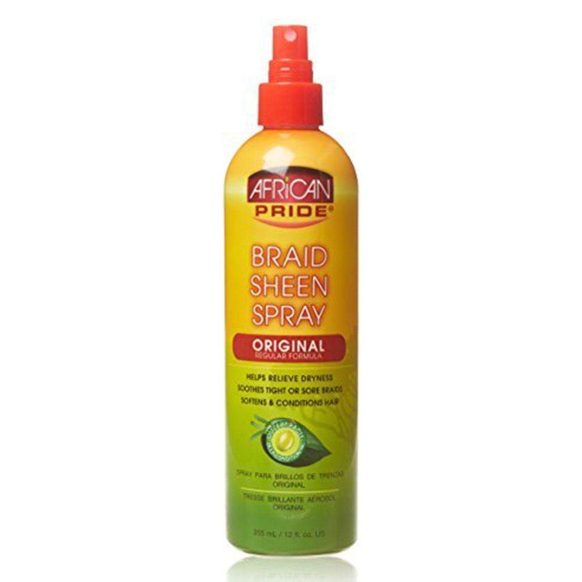 Buy African Pride Braid Sheen Spray Original - 355 ml