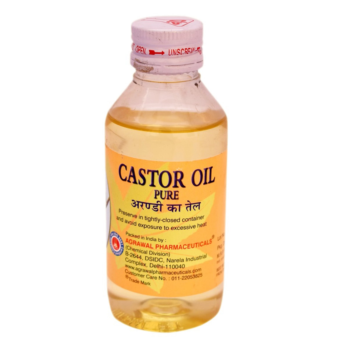 Buy Agrawal Pharma Castor Oil Pure - 100 ml