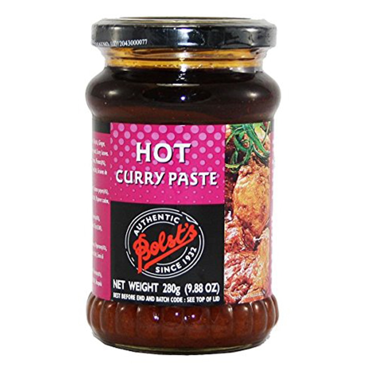 Buy Bolsts Hot Curry Paste - 280 gm