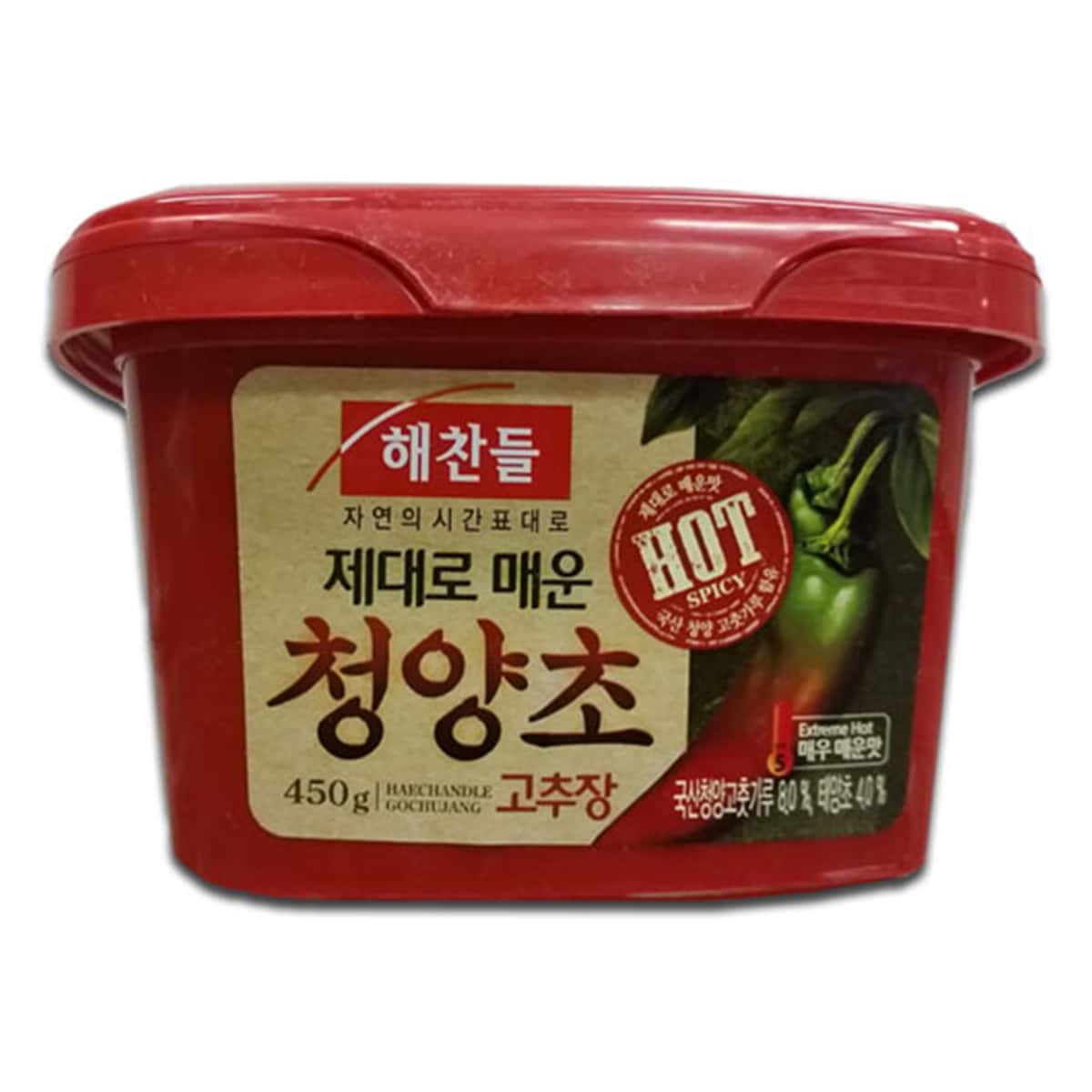 Buy CJ Haechandle Gochujang (Korean Hot Pepper Paste) Extreme Hot Spicy - 450 gm