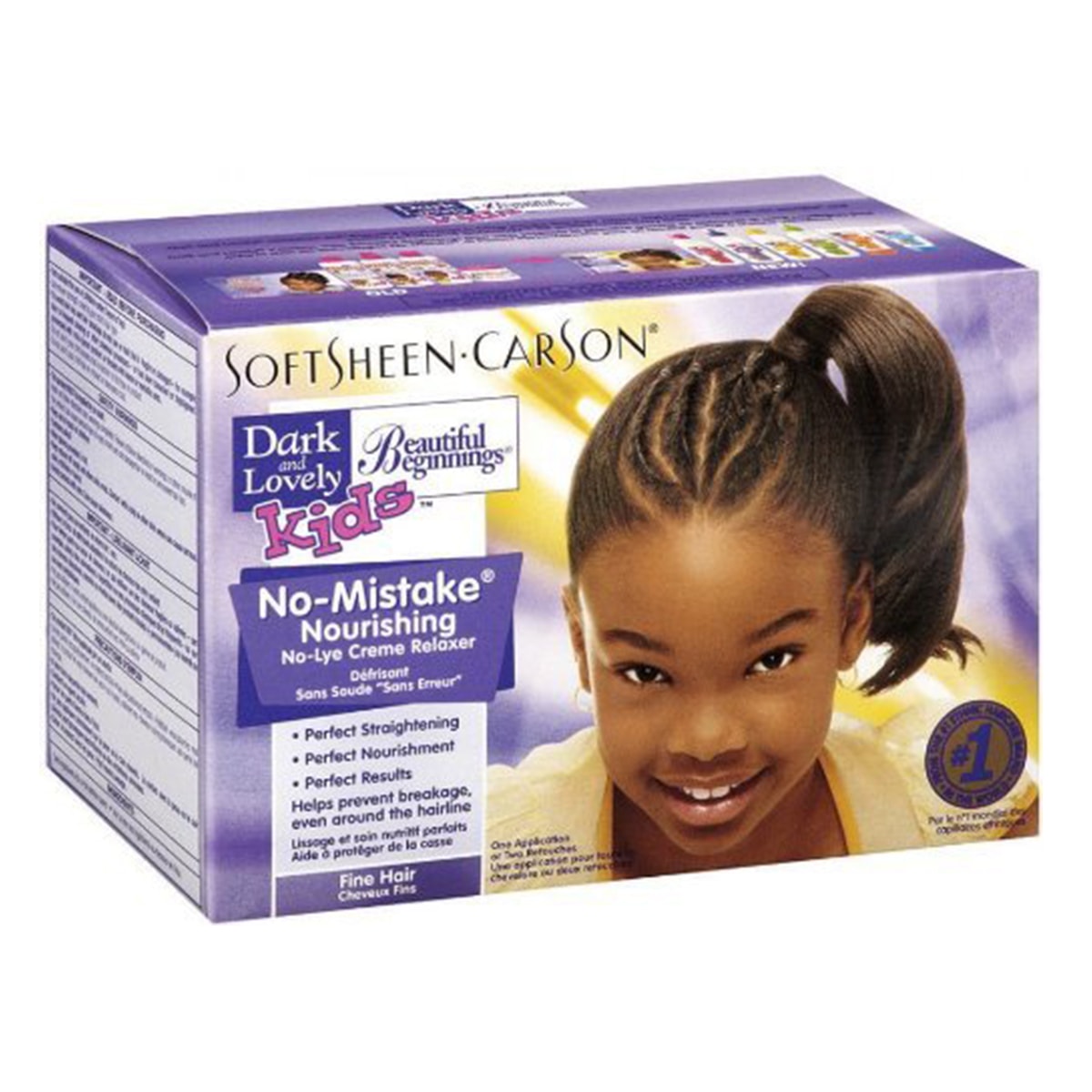 Buy Dark and Lovely Kids No Mistake Hair Relaxer for Fine Hair - 600 ml