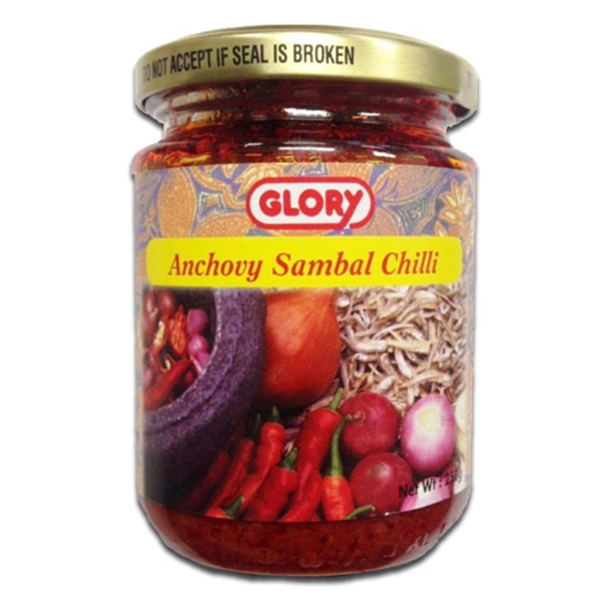 Buy Glory Anchovy Sambal Chilli - 250 gm