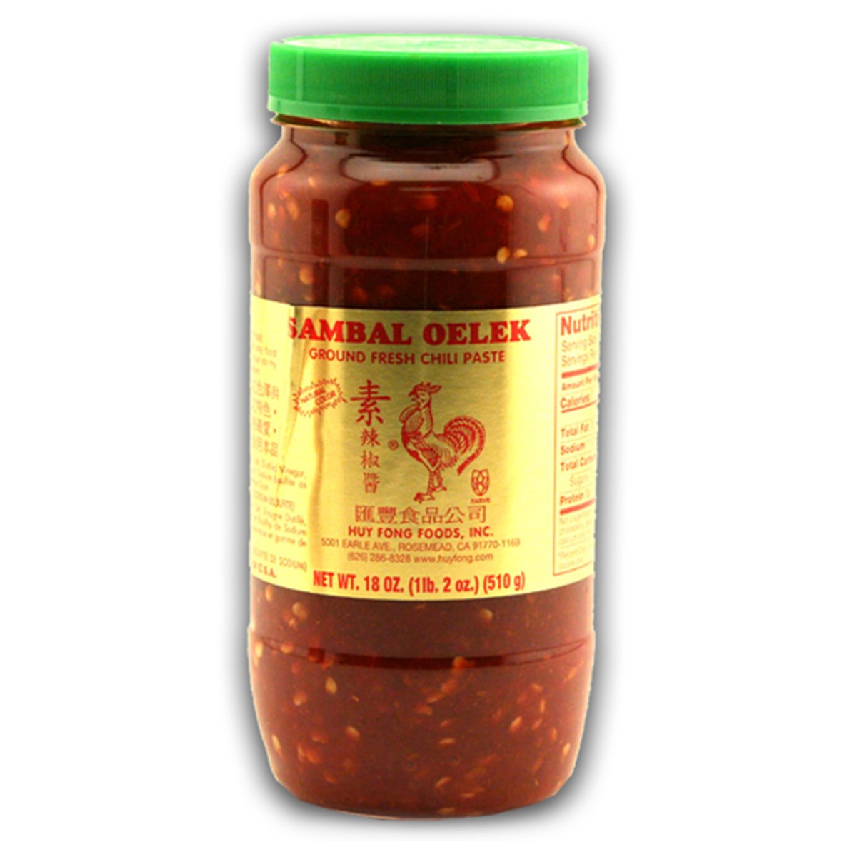 Buy Huy Fong Foods Sambal Oelek (Ground Fresh Chili Paste) - 510 gm