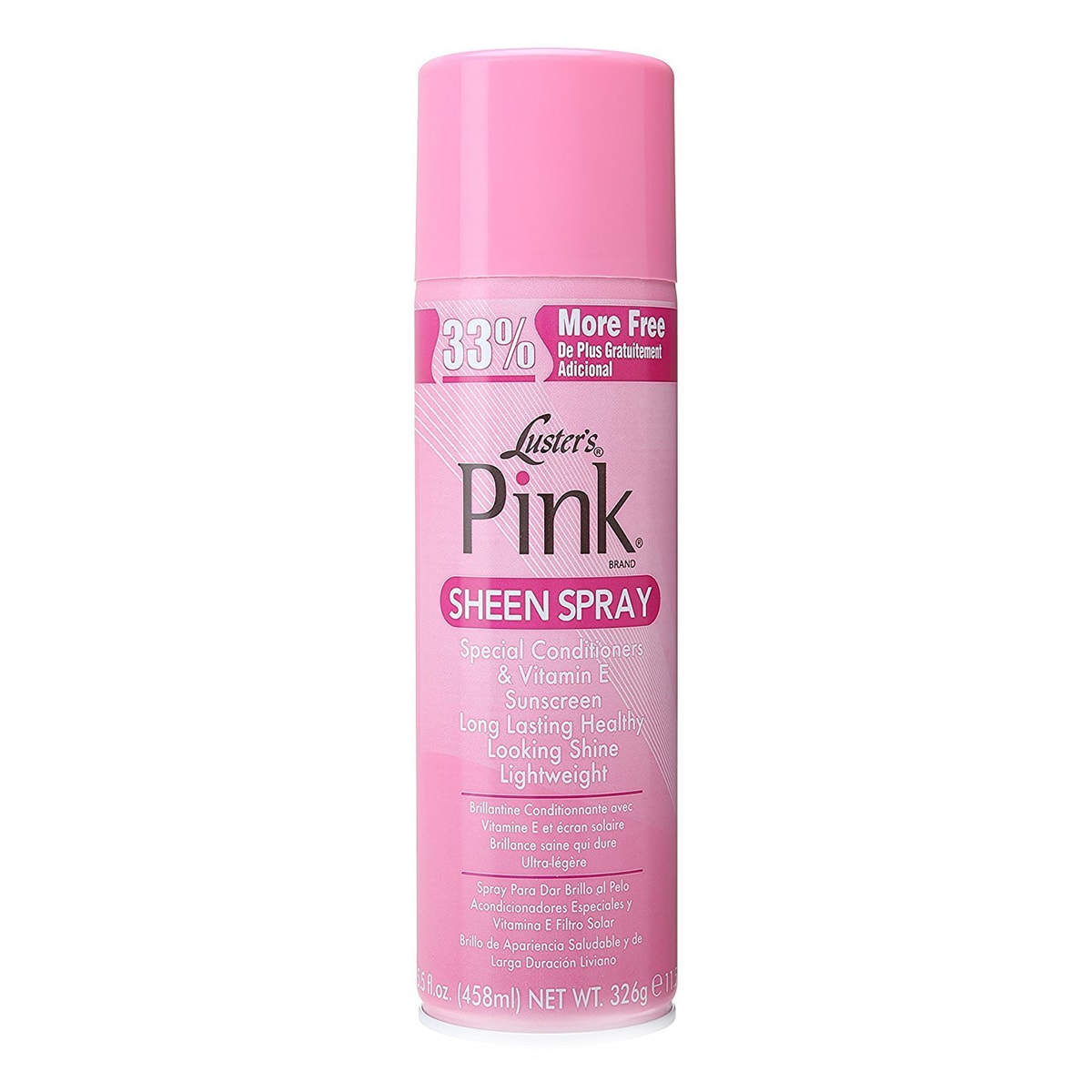 Buy Luster Pink Sheen Spray Special Conditioners and Vitamin E - 326 gm
