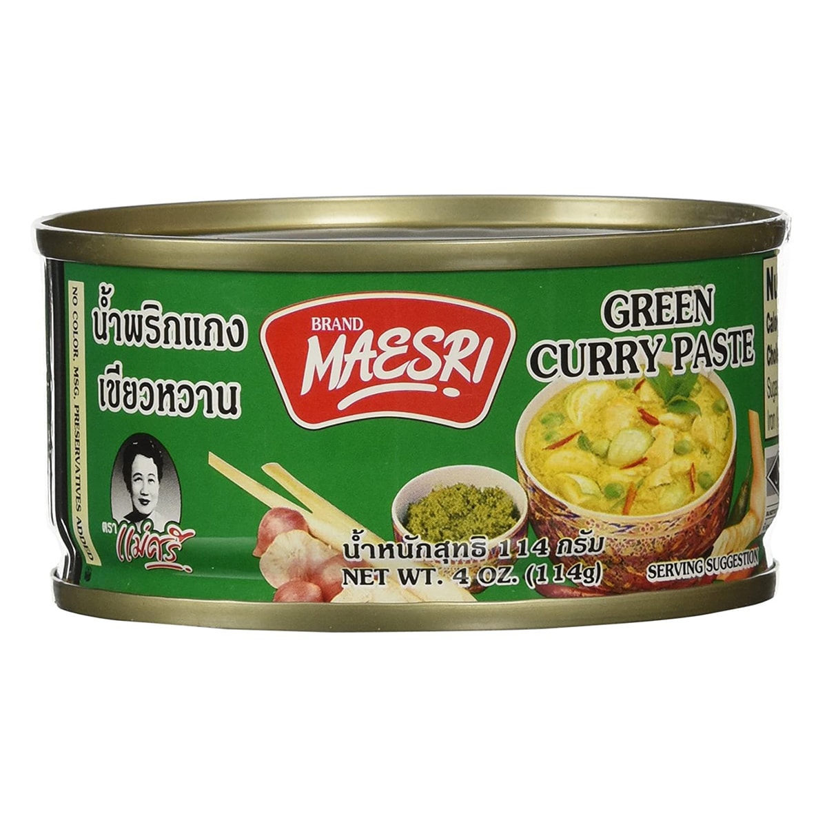 Buy Maesri Green Curry Paste - 114 gm