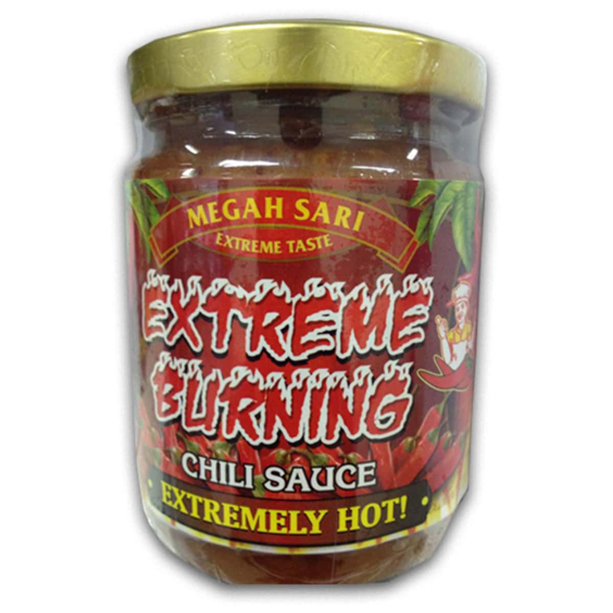 Buy Megah Sari Extreme Burning Chili Sauce - 250 gm