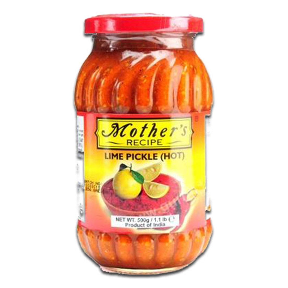 Buy Mothers Recipe Lime Pickle Hot - 500 gm