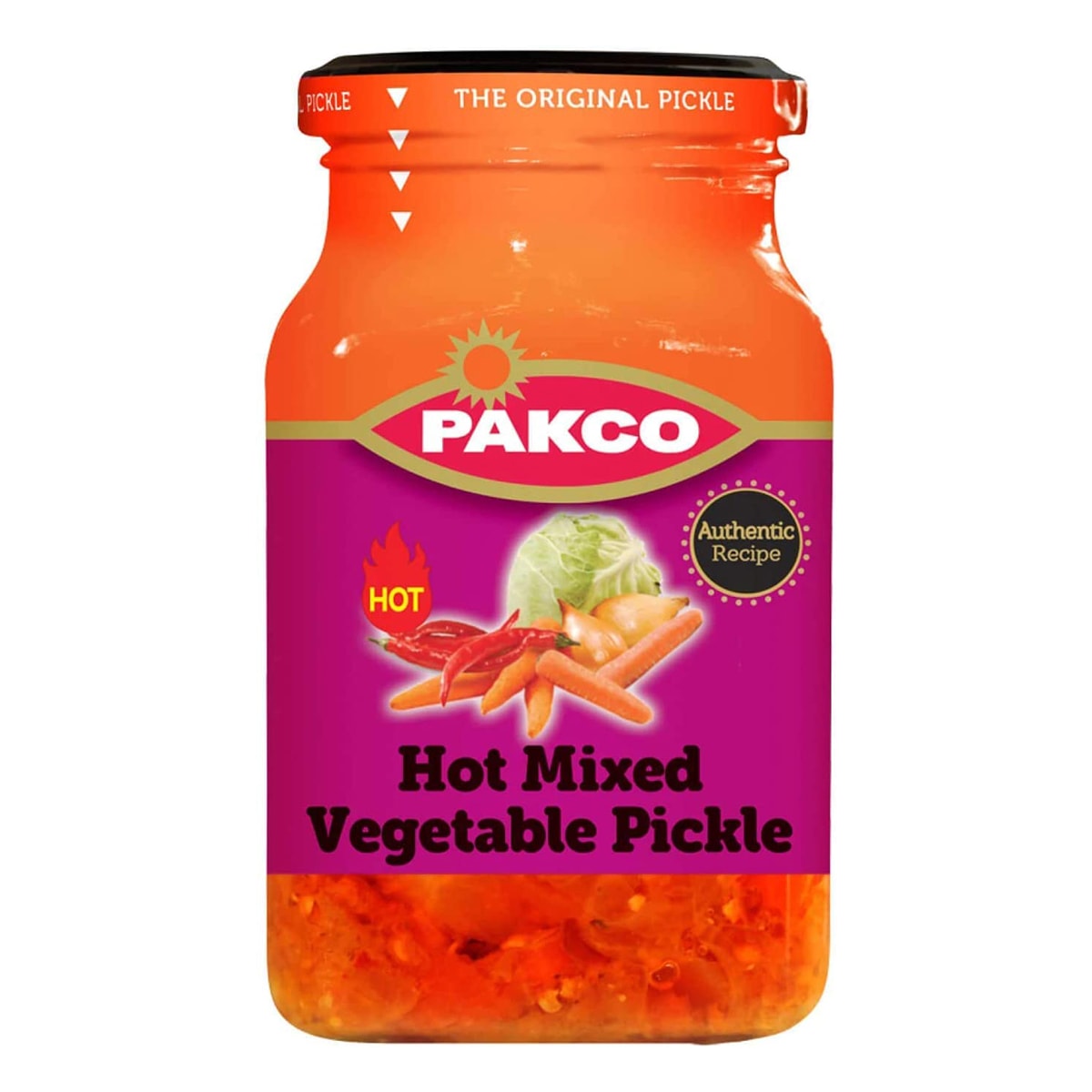 Buy Pakco Vegetable Pickle Hot Mixed - 385 gm