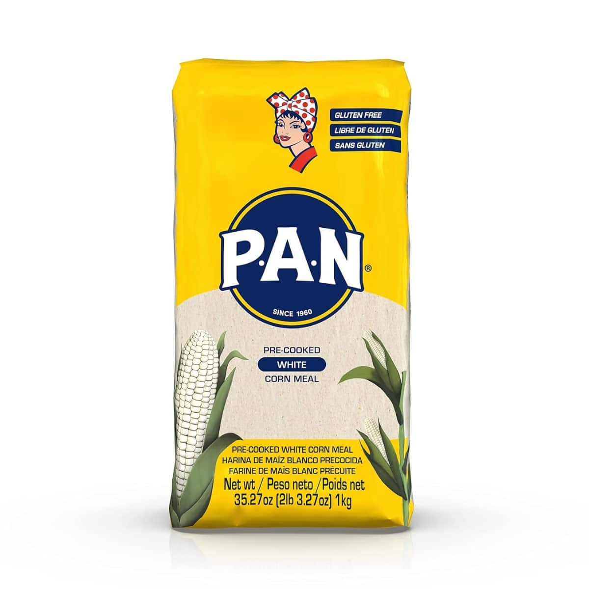 Buy PAN White Corn Meal (Pre-Cooked) - 1 kg