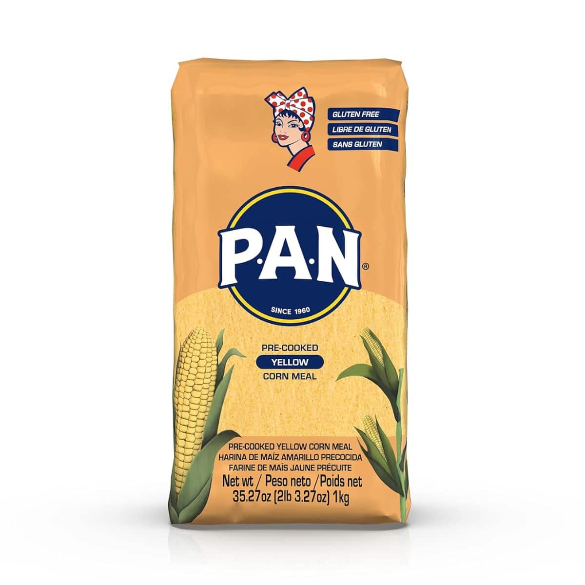 Buy PAN Yellow Corn Meal (Pre-Cooked) - 1 kg