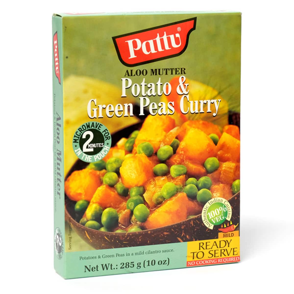 Buy Pattu Aloo Mutter (Potatoes and Green Peas Curry) Ready to Serve - 285 gm