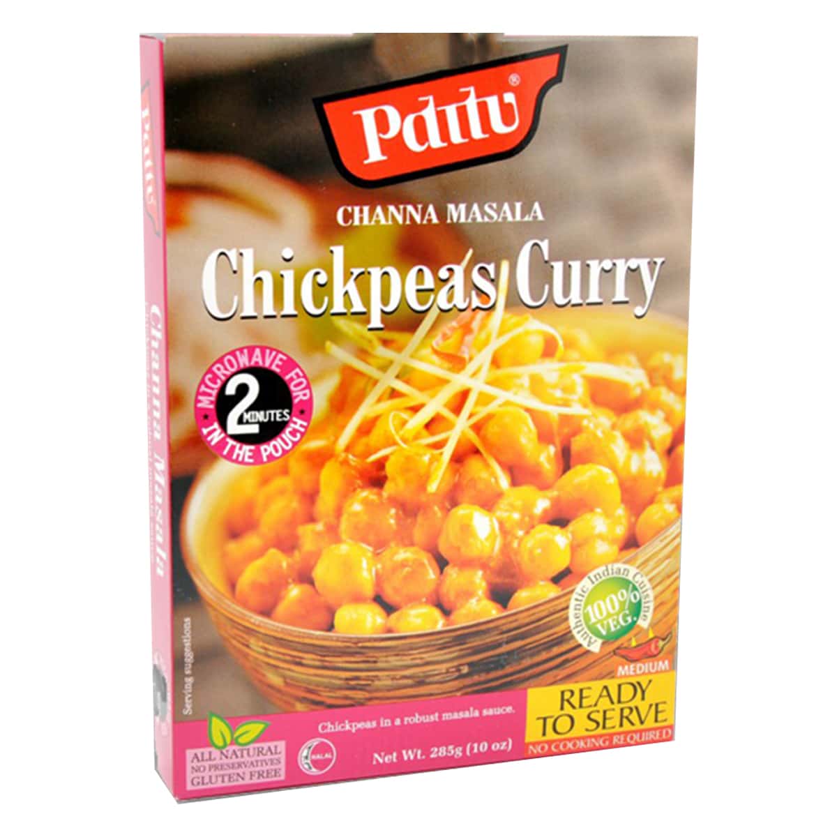 Buy Pattu Channa Masala (Chickpeas Curry) Ready to Serve - 285 gm
