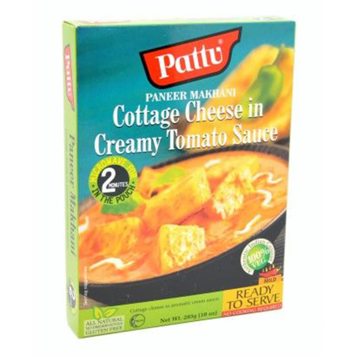 Buy Pattu Paneer Makhani (Cottage Cheese in Creamy Tomato Sauce) Ready to Serve - 285 gm