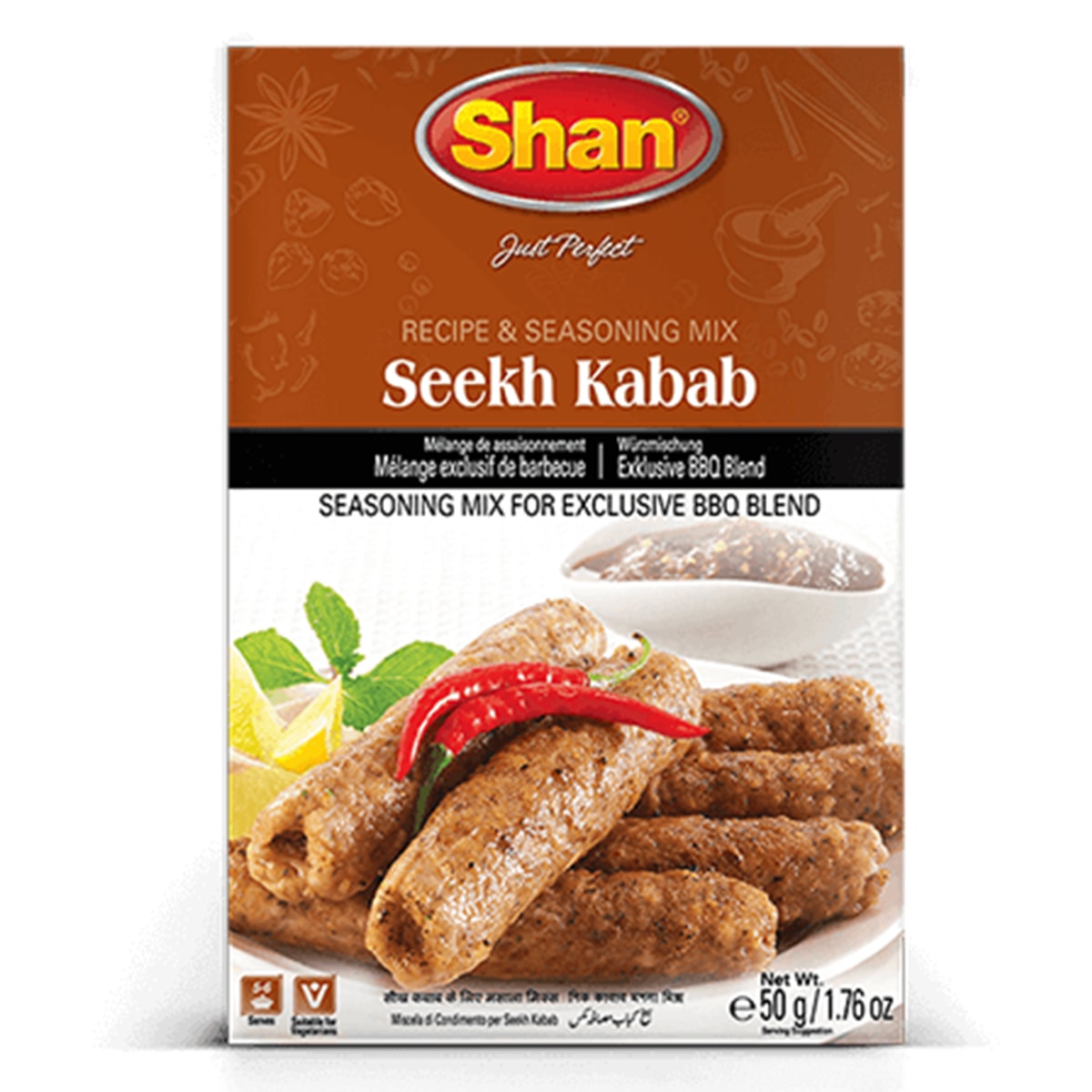 Buy Shan Seekh Kabab Bbq Mix (Seekh Masala) - 50 gm